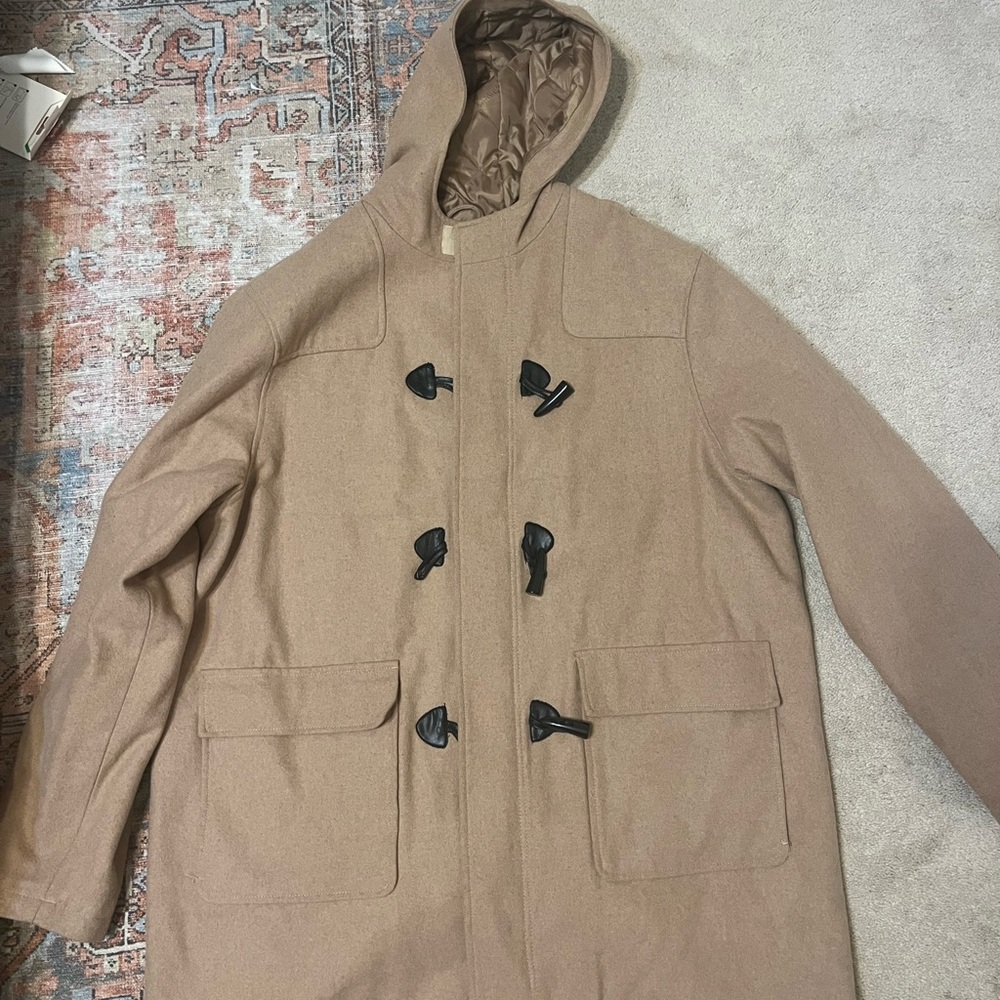 KING SIZE men’s tan coat